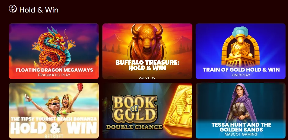 hold-and-win-slots-at-spins-castle-buffalo-treasure-train-of-gold-and-tessa-hunt